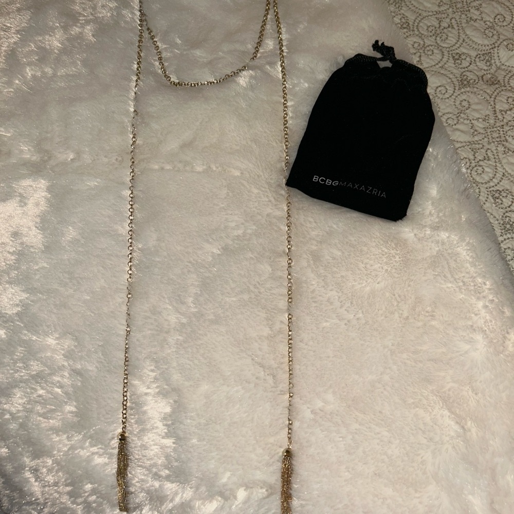 BCBGMaxAzria Elegant Gold-Tone Necklace